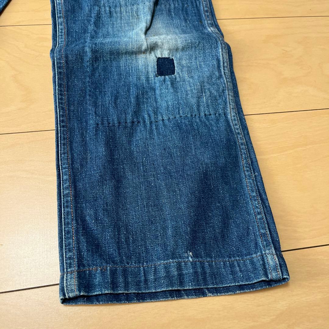 40s〜 kids TEXAN ビンテージ デニムパンツ UFOリベット 縦落ち