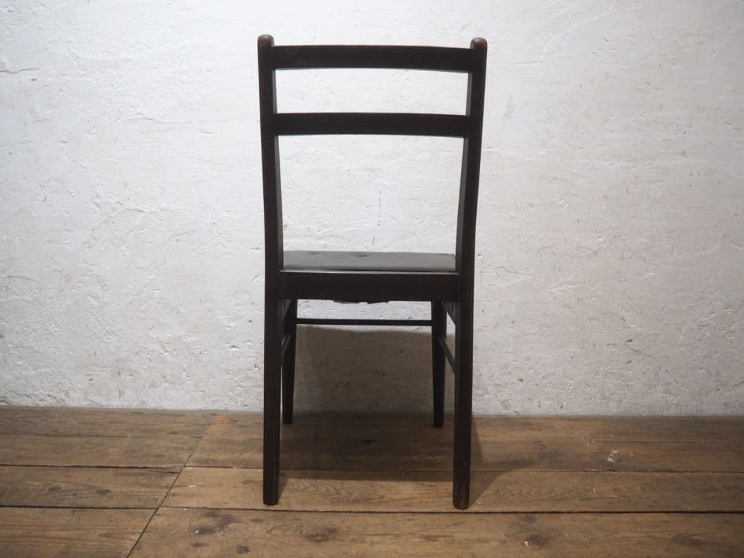 1318 ヴィンテージ　レトロモダンな木製チェア　椅子　イス　カフェ　インテリア
