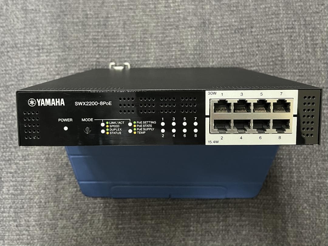 YAMAHA SWX2200-8PoE スマートL2 スイッチ 中古美品 009