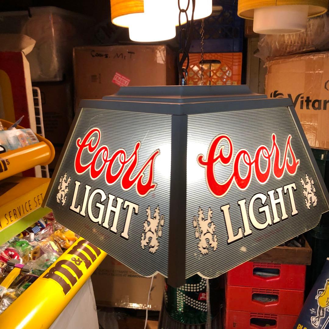 Coors Light beer ランプ 1985年　ビンテージ