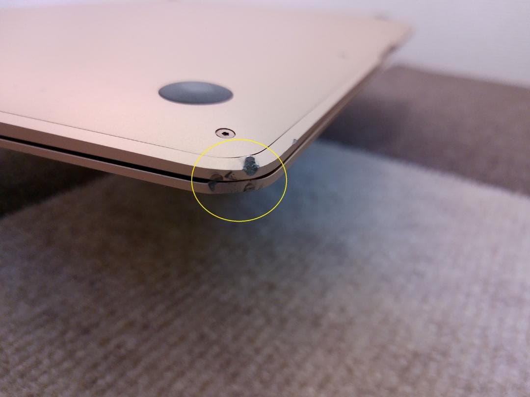 MacBook Air2020 A2237 13㌅ M1 バッテリー100%