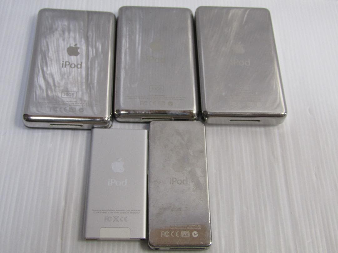 K0703 iPod Classic (5セット) ジャンク