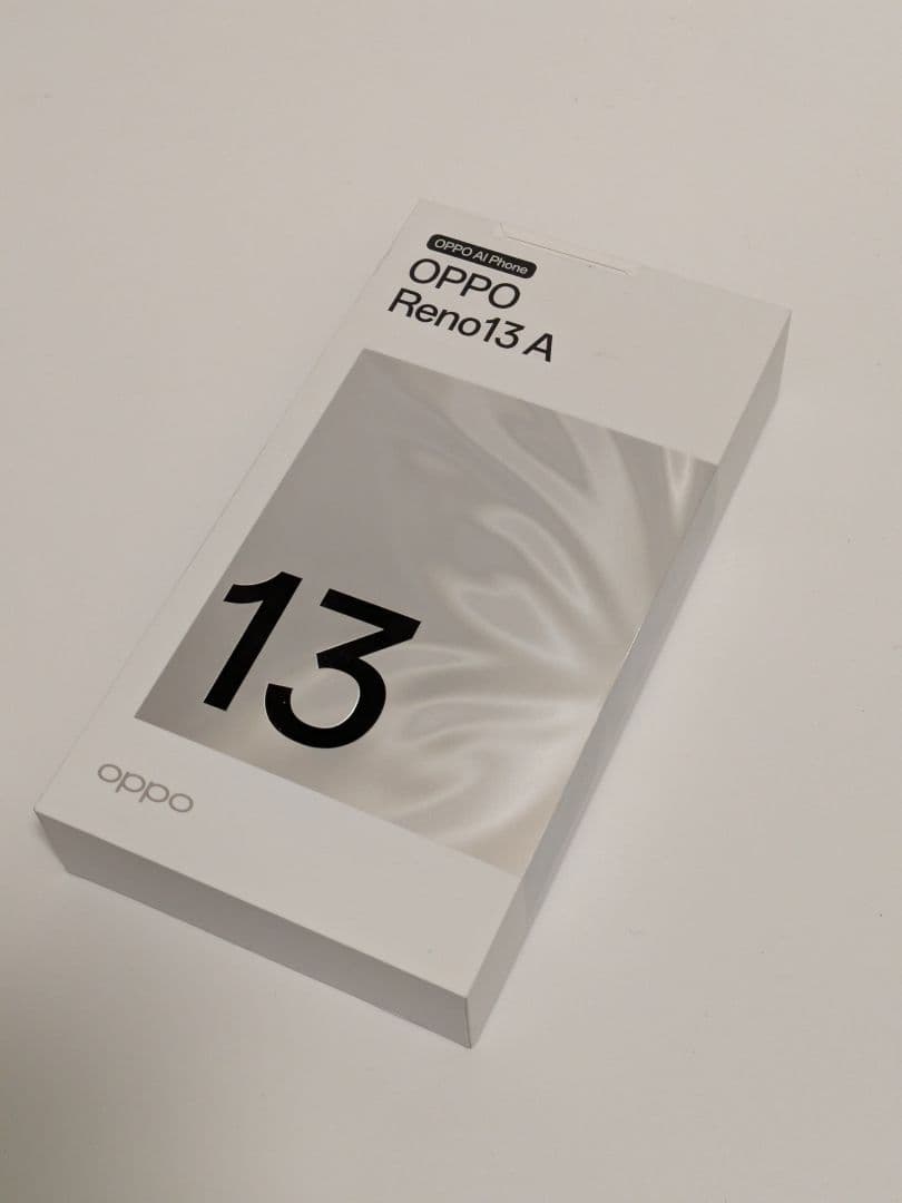 未使用 oppo reno 13a アイスブルー UQ版 本体
