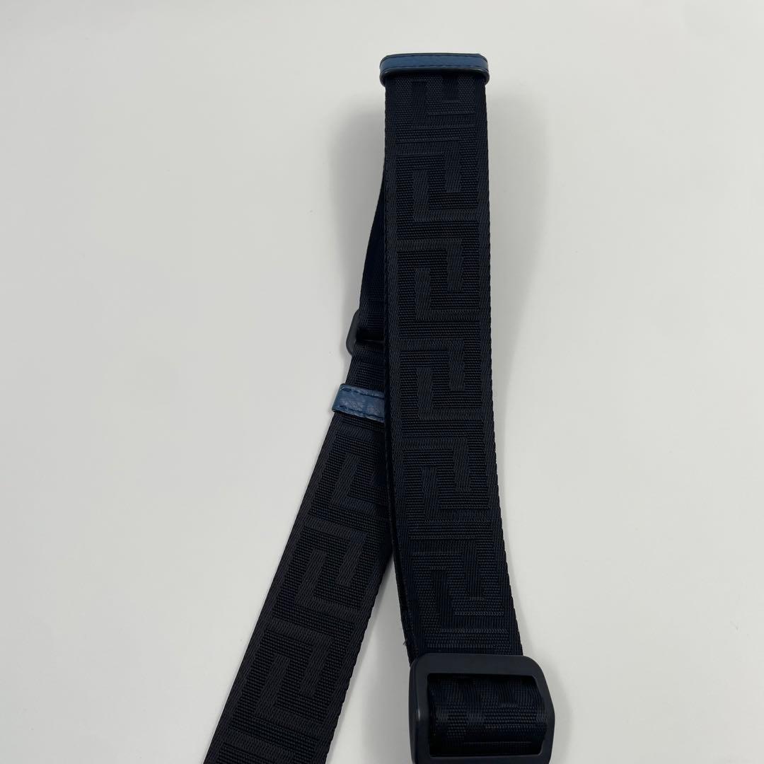 【✨極美品】 ヴェルサーチ カメラバッグ メデューサ 2way グレカ ブルー