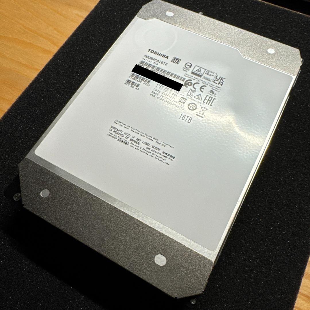 東芝 16TB 3.5インチHDD MG08ACA16TE