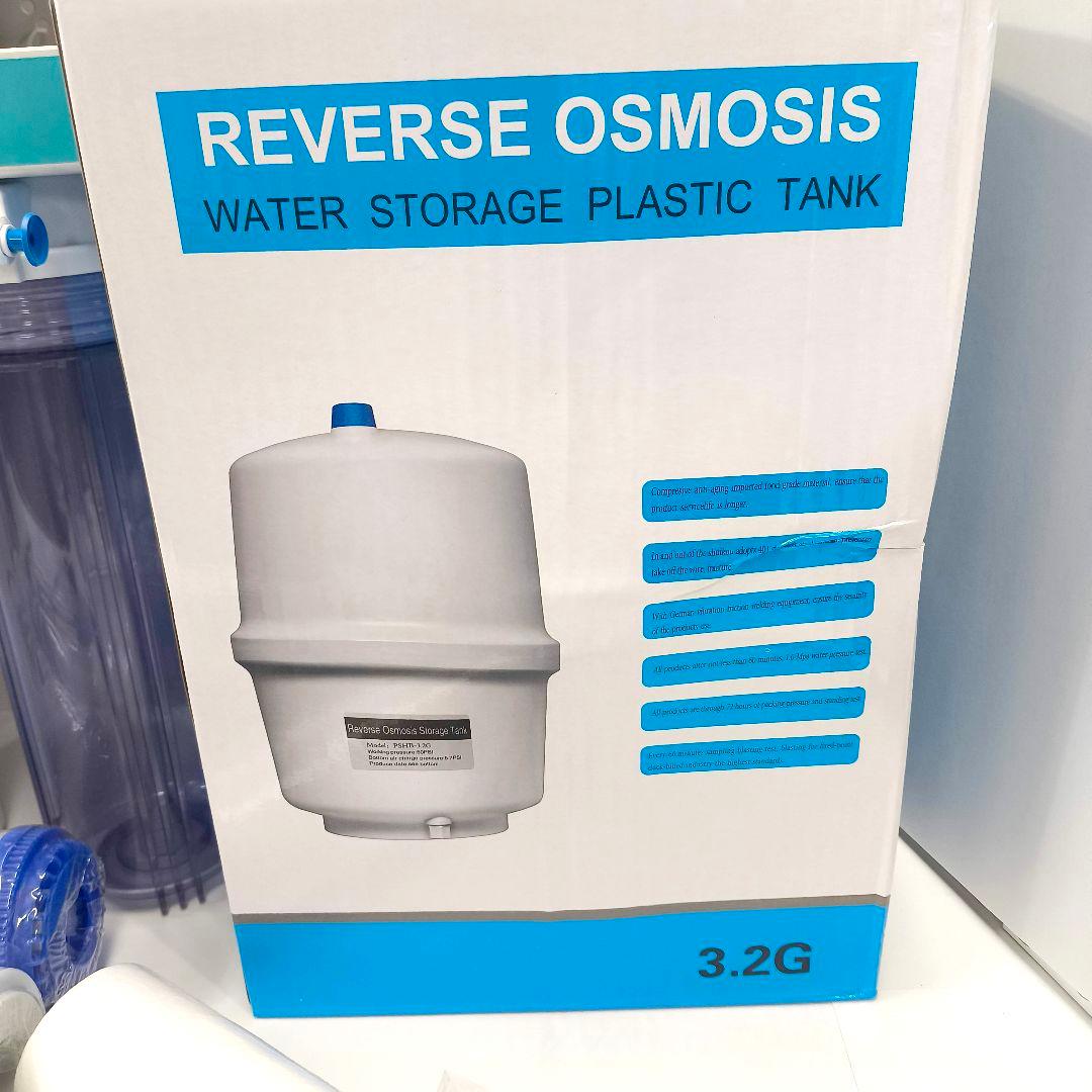 新品 逆浸透膜 浄水器 タンク&ポンプ付 7ステージ100ガロン RO 純水