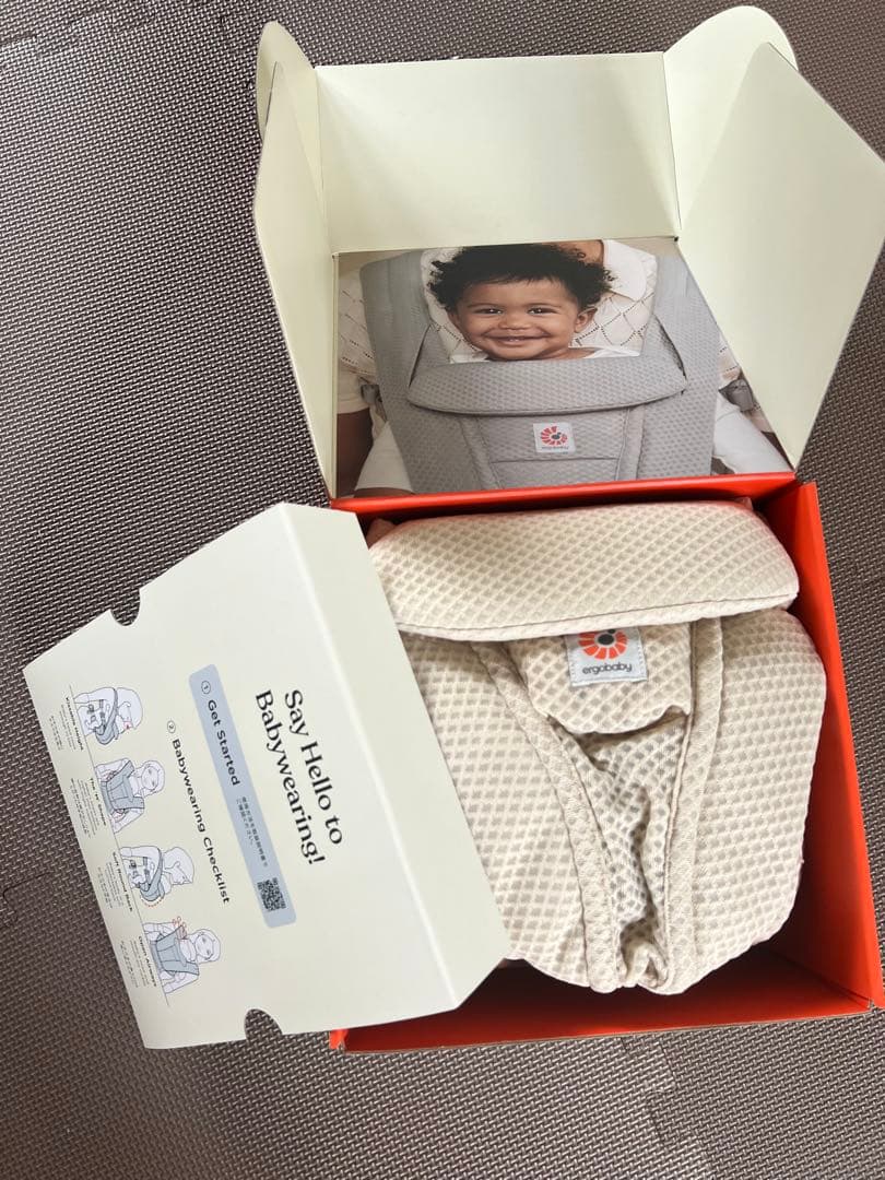 【新品未使用】エルゴ オムニデラックス ナチュラルベージュ