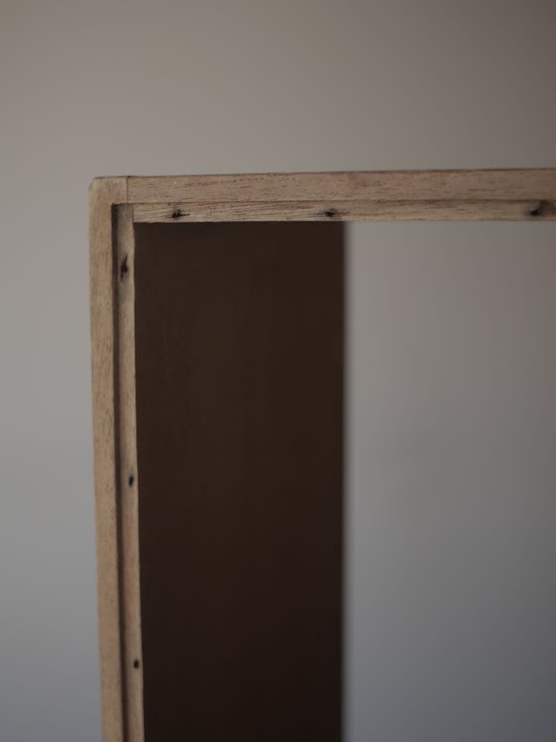 マス目棚　棚　収納　ラック　本棚　古家具　古道具　アンティーク　昭和レトロ