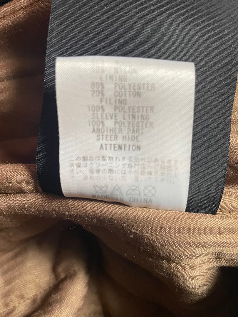 RUDE GALLERY/メルトンコート/TEDS LONG/size2/黒