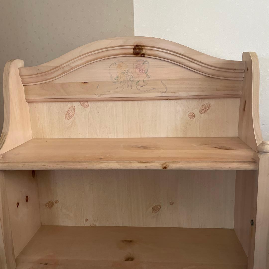 Thomasvill 大塚家具　ラック 本棚　薔薇柄