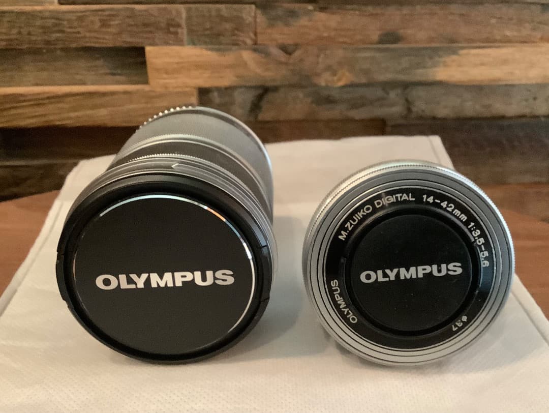 レンズ２本付き OLYMPUS PEN E-PL8 ブラウン ダブルズームキット