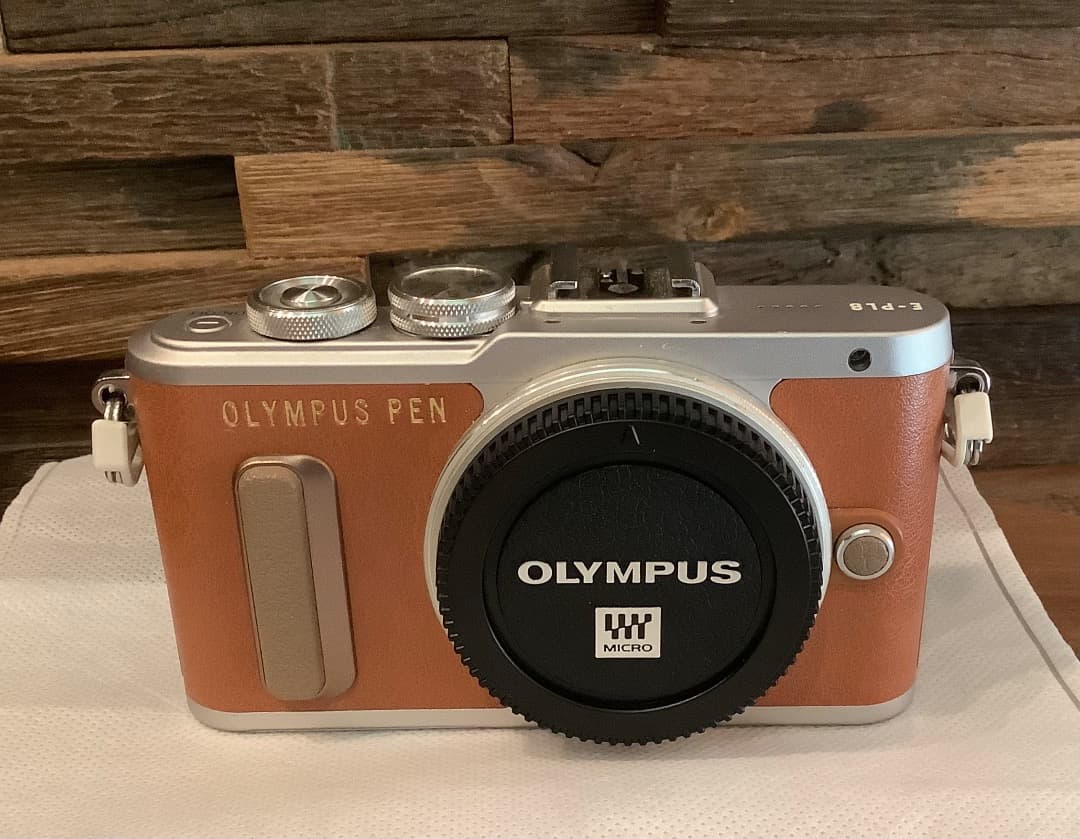 レンズ２本付き OLYMPUS PEN E-PL8 ブラウン ダブルズームキット