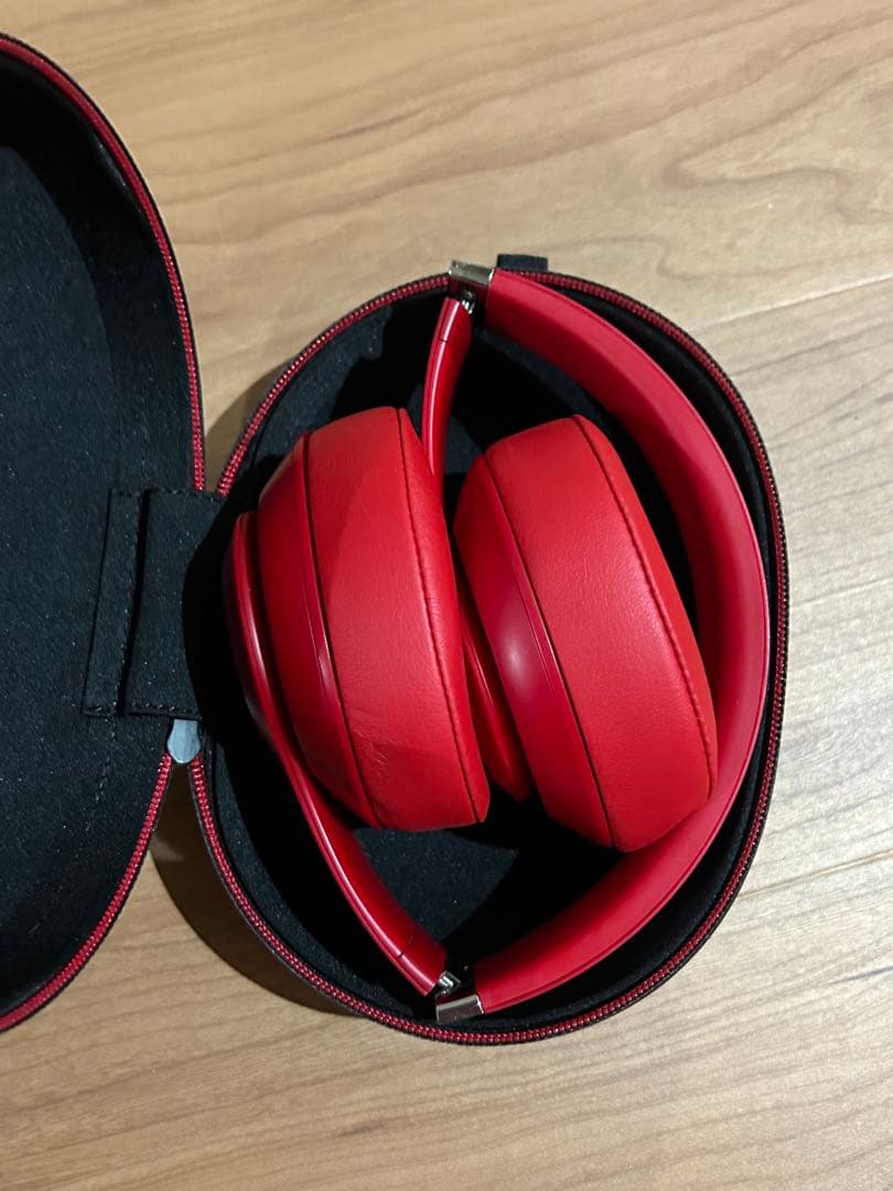 Beats Studio3 ビーツ 赤 レッド ヘッドホン
