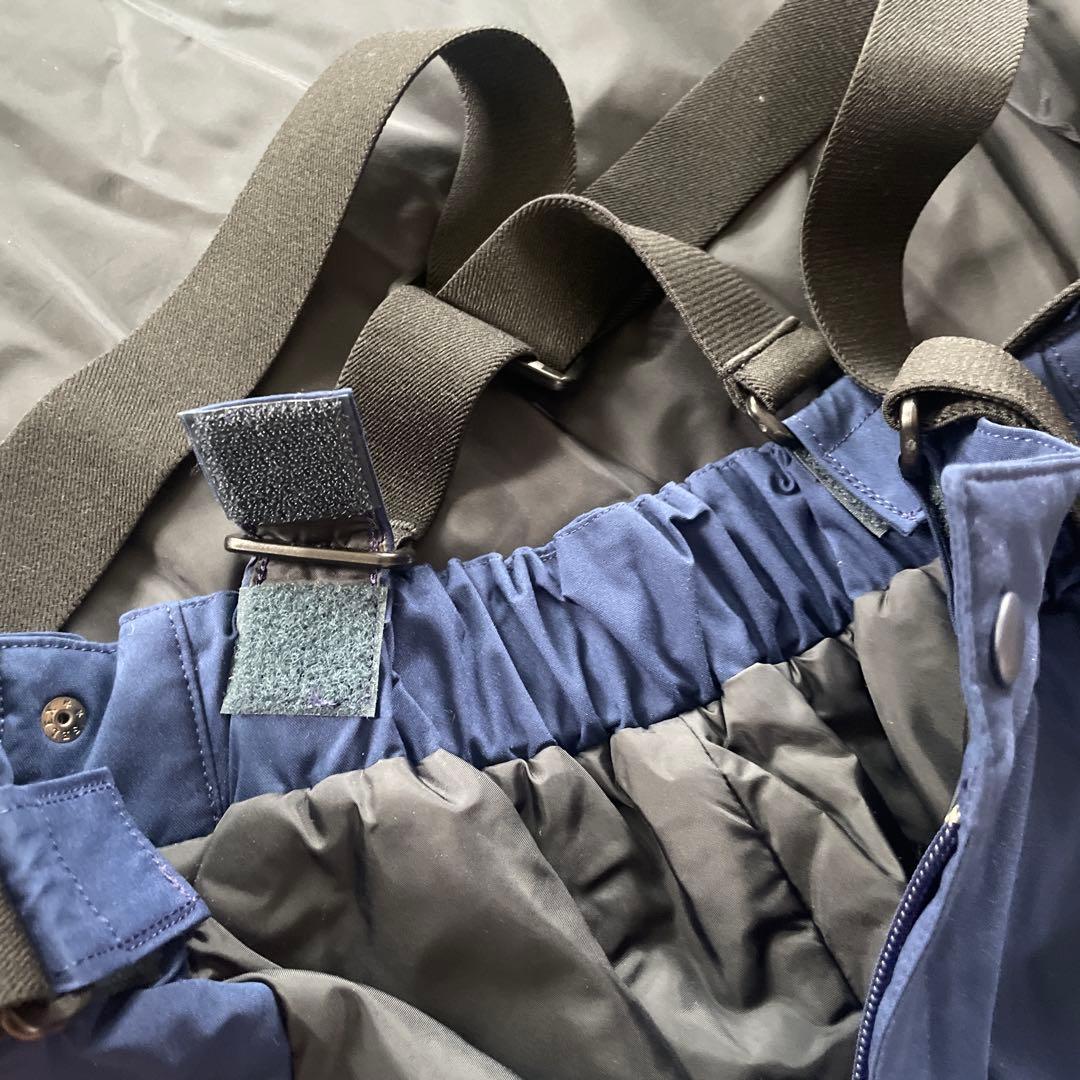 ジュニアスキーウェア 上下セットgoldwin 青/紺160