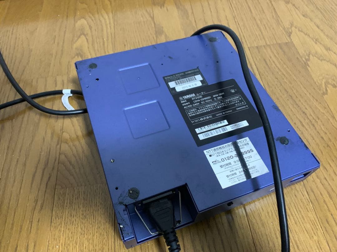 動作品 YAMAHA RTX1210 有線LANルーター