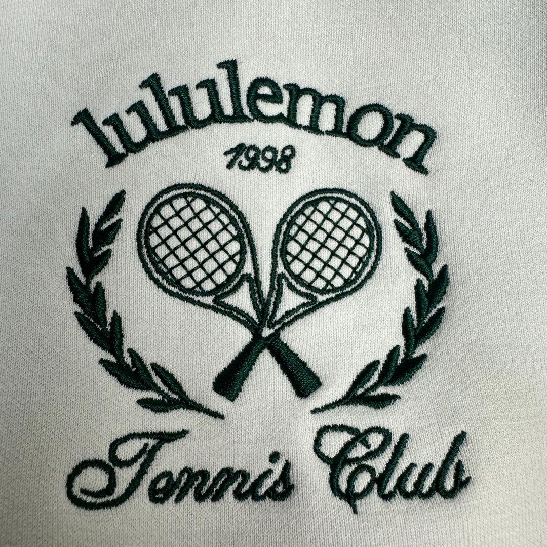 えんど 様用美品 lululemon テニスクラブスウェット ホワイト スエット