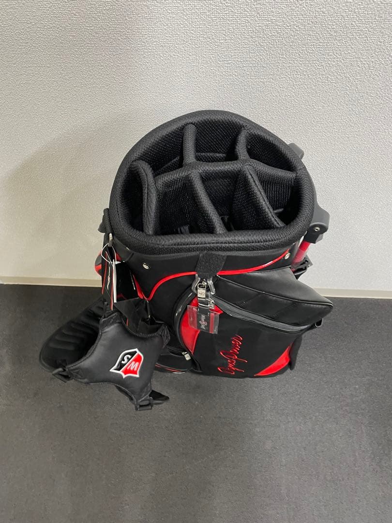 Wilson DynaPower ゴルフバッグ 黒/赤