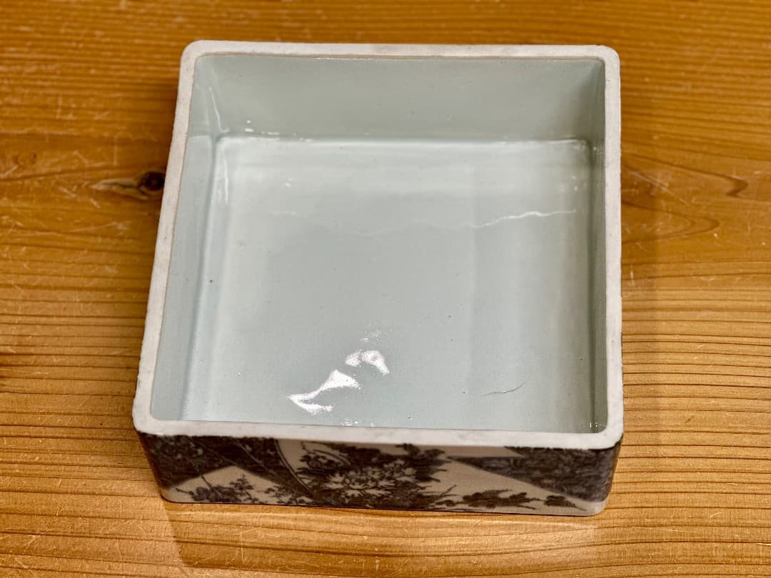 再値下げ　骨董品　染付　四段重　磁器　高さ45cm　お重　重箱