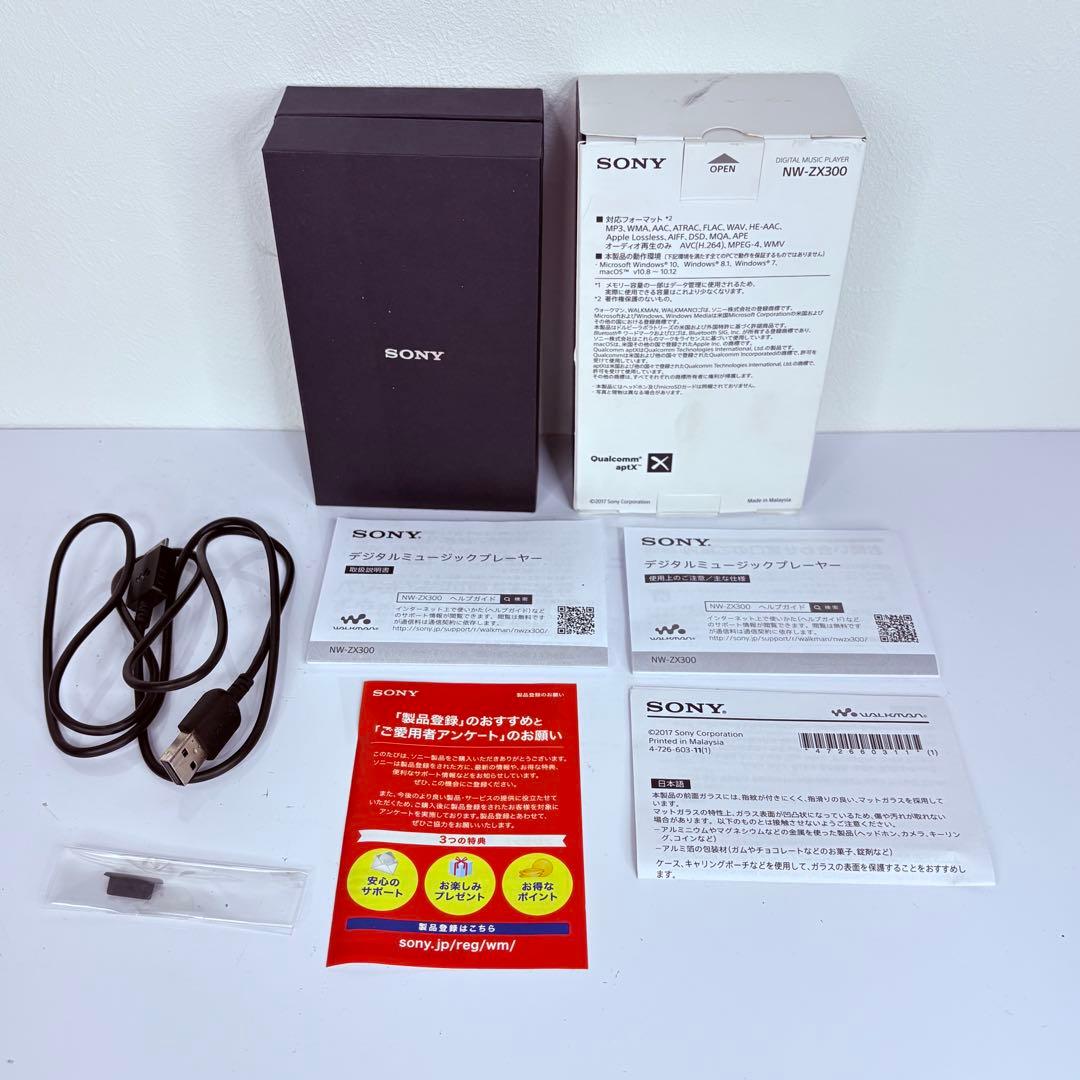 ポータブルプレーヤー SONY WALKMAN NW-ZX300