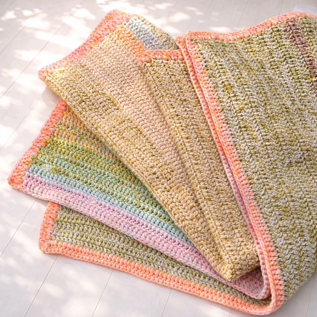 ラグ・カーペット Wool granny rug blanket sunshine