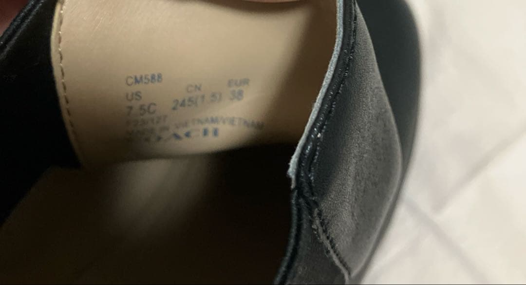 coach コーチ　サイドゴアブーツ　24.5 黒　使用頻度わずか　中も綺麗です