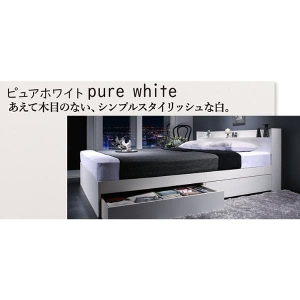 【最安値】シングルベッド 収納ベッド マットレス付き 新品送料込