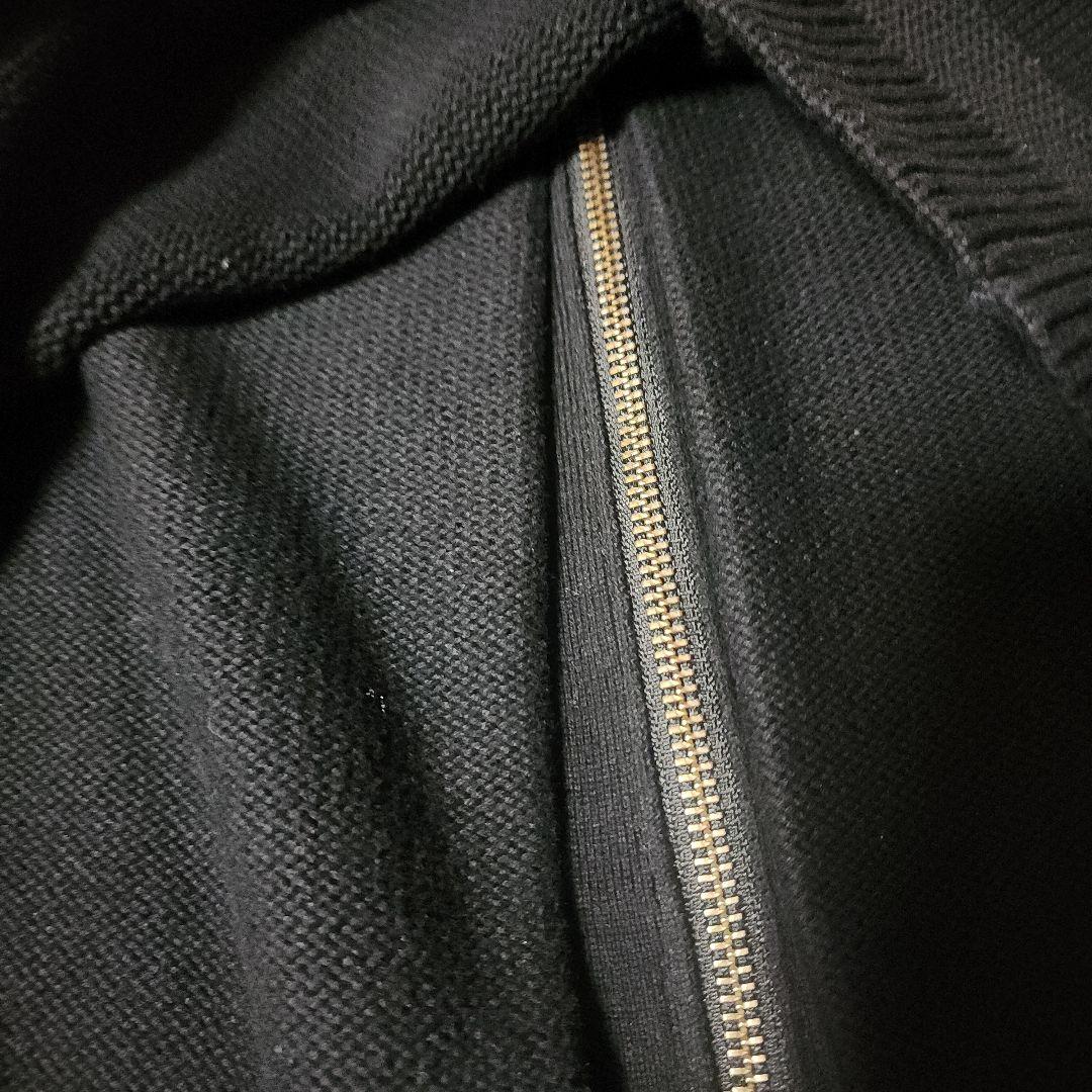 【新品タグ付き】AVIREX　ニット　ジャケット　黒　3L