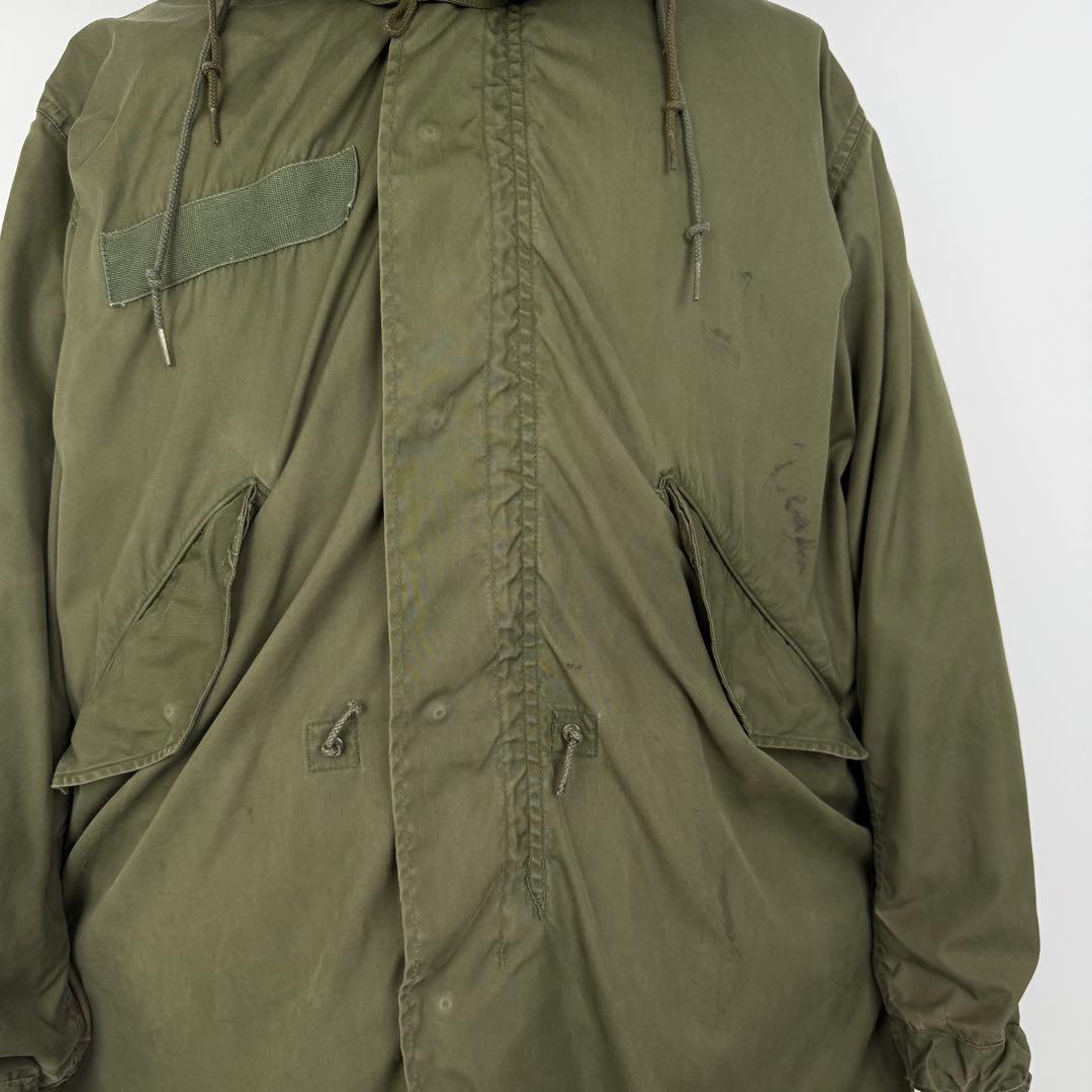 希少 米軍実物 SR 70s 80s 獣毛フード M-65 フィッシュテール