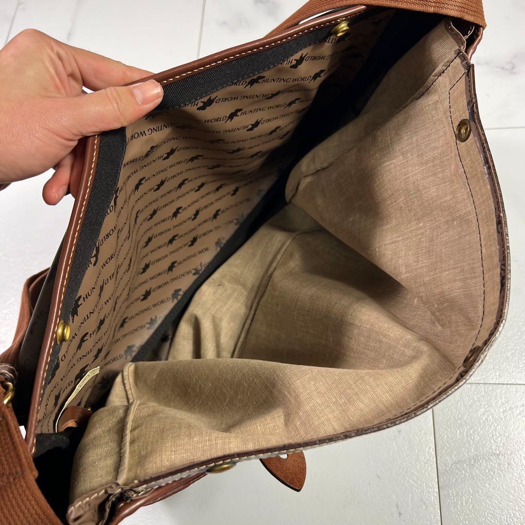 HUNTING WORLD ハンティングワールド ショルダーバッグ ブラック