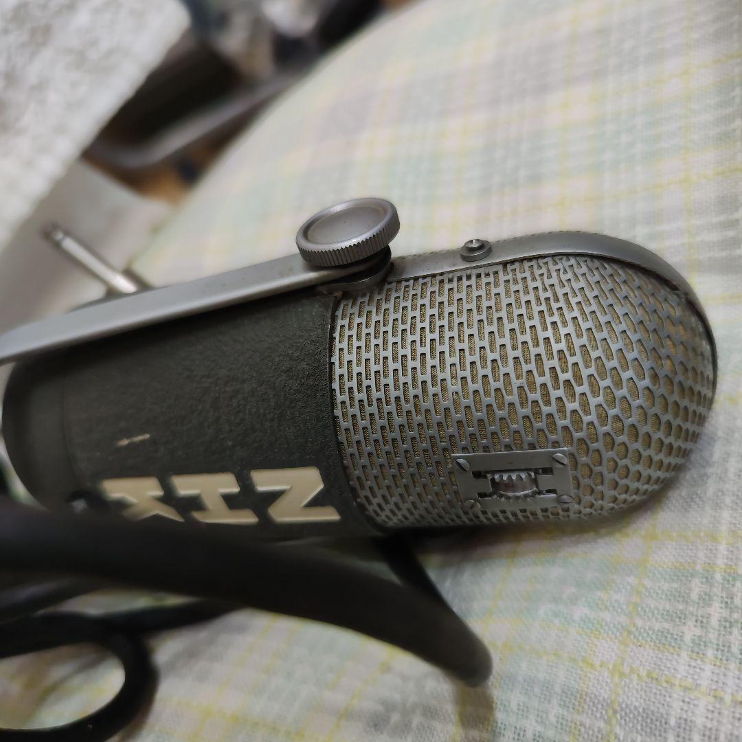 NHK ロゴマイクロフォン 東芝製レトロデザイン 動作品