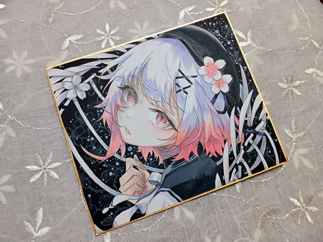 こ*こ様 魔法少女ノ魔女裁判　まのさば　桜羽エマ 魔女化　手書きイラスト