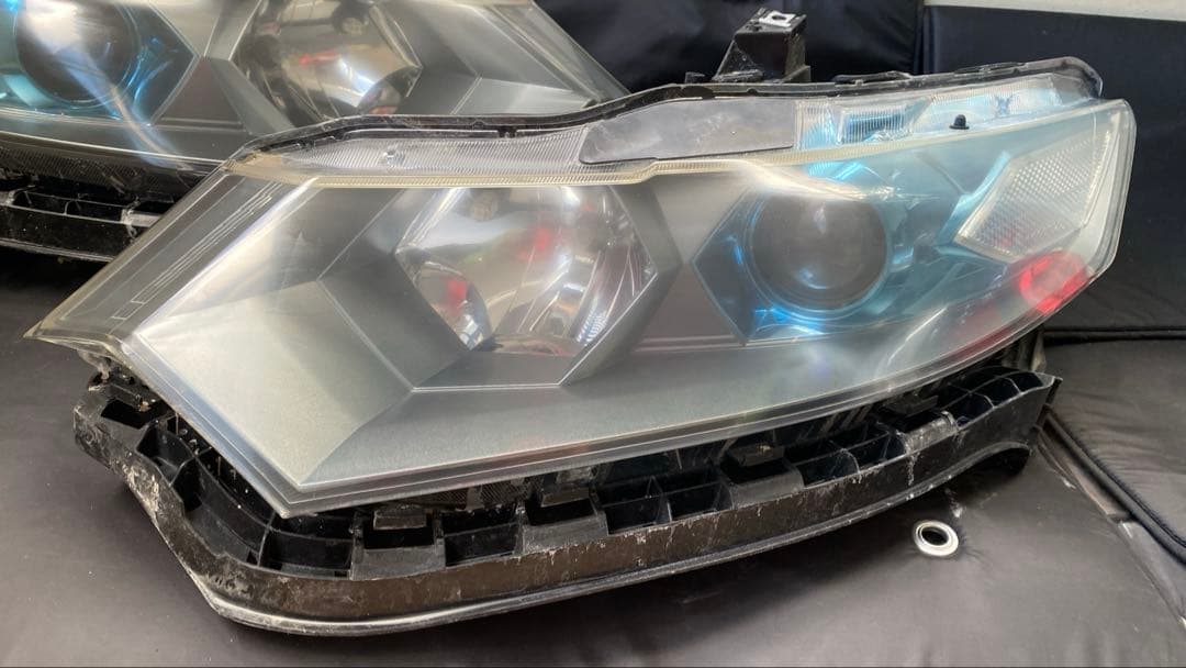 ホンダ インサイト ZE3 純正ヘッドライト 左右セット コーティング済み