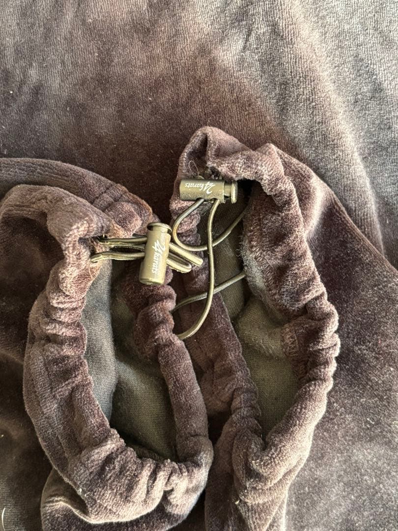 【未使用、美品】24karats セットアップ　ベロア　EXILE 黒　ピンク