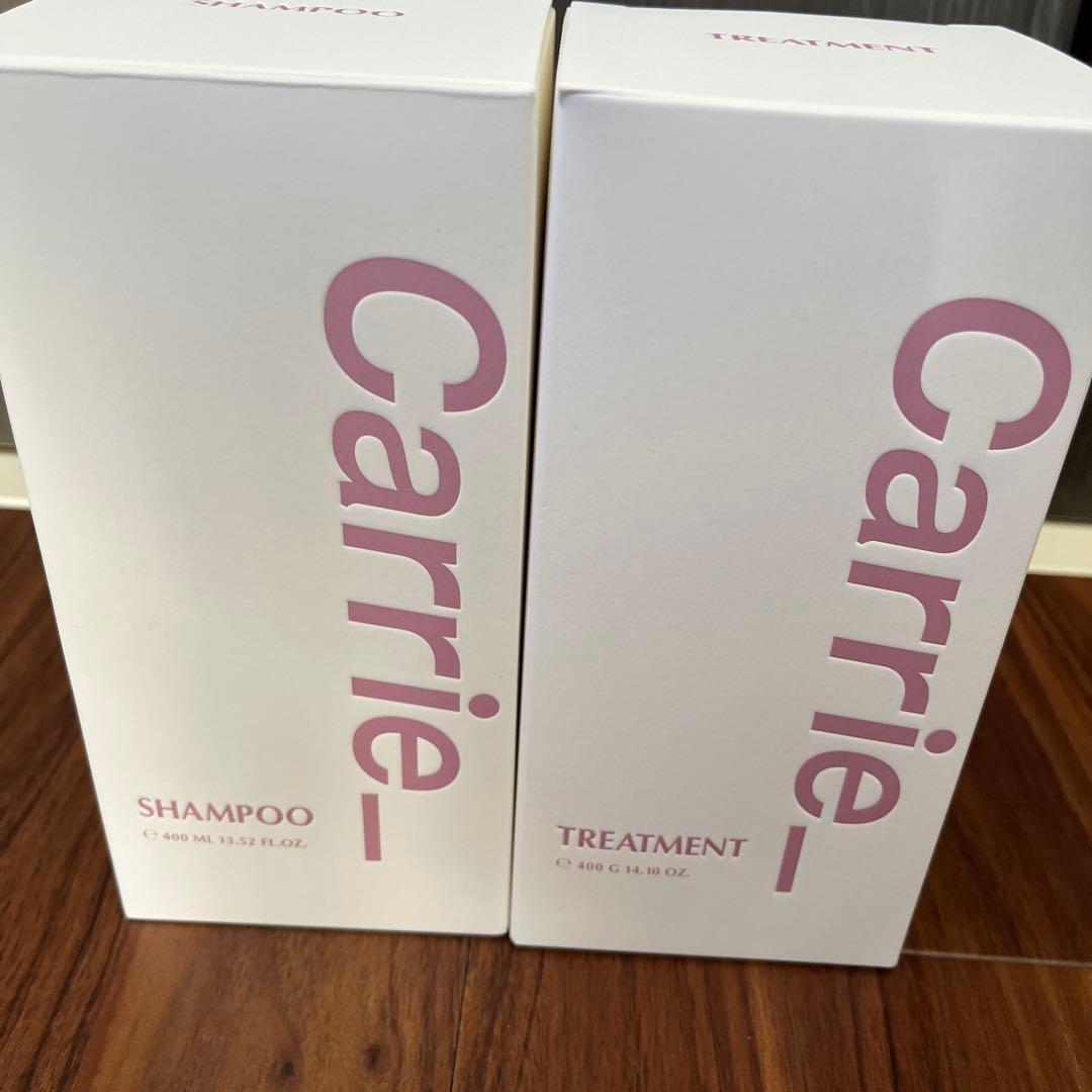 Carrie シャンプー トリートメント 400ml 1度使用　河村真木子 さん