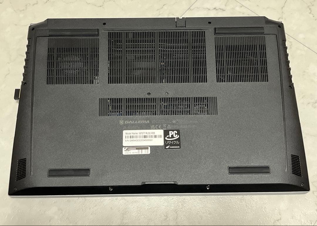 【o n o様用】GALLERIA RL5C-R35N ゲーミングPC