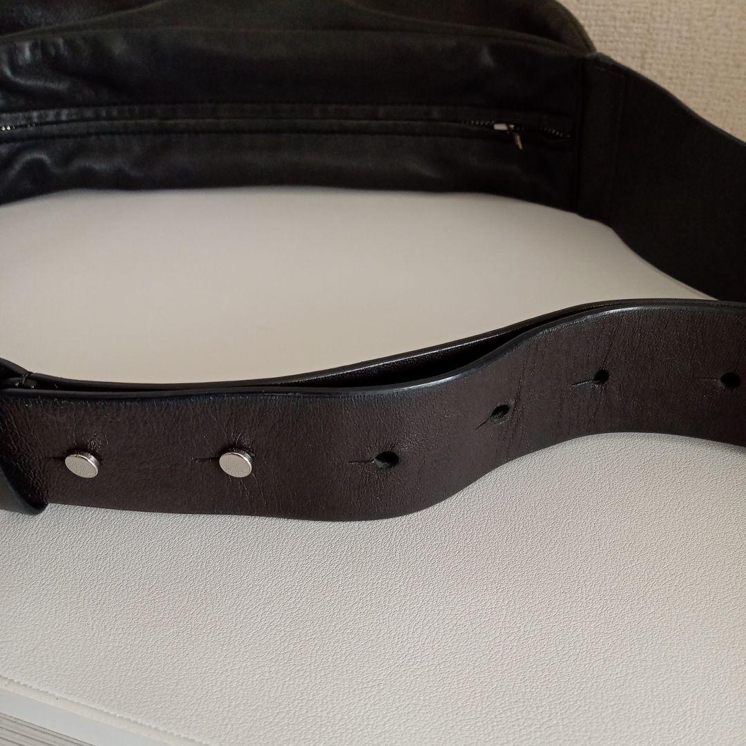 cosレザープリーツベルトバッグ