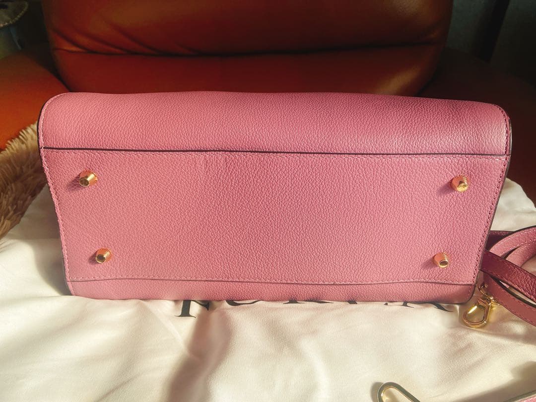 FURLA／2way ハンドバッグ／ピンク