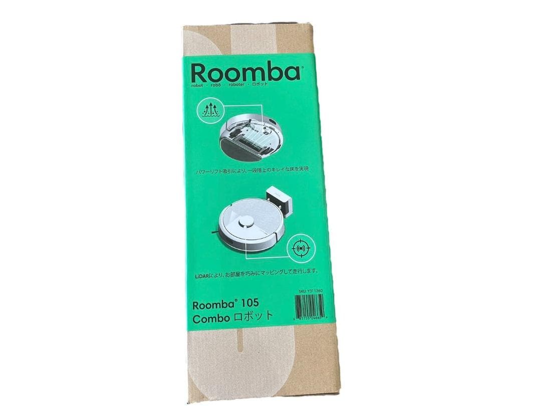 ◻【新品未開封】Roomba 105 Combo ロボット掃除機 床拭きロボット