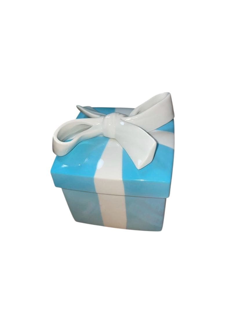 『箱付き未使用』ティファニー・ブルーリボン ボックス小物入れ