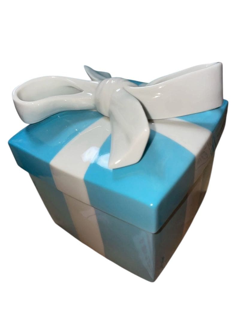 『箱付き未使用』ティファニー・ブルーリボン ボックス小物入れ