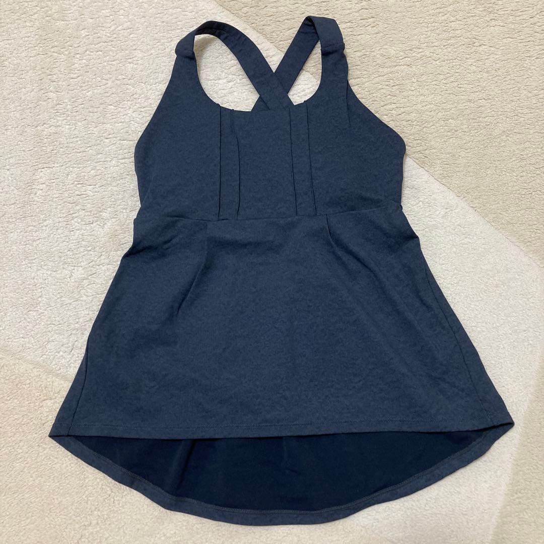 スカーラ　lava デニムクロスタンクウェア上下セット