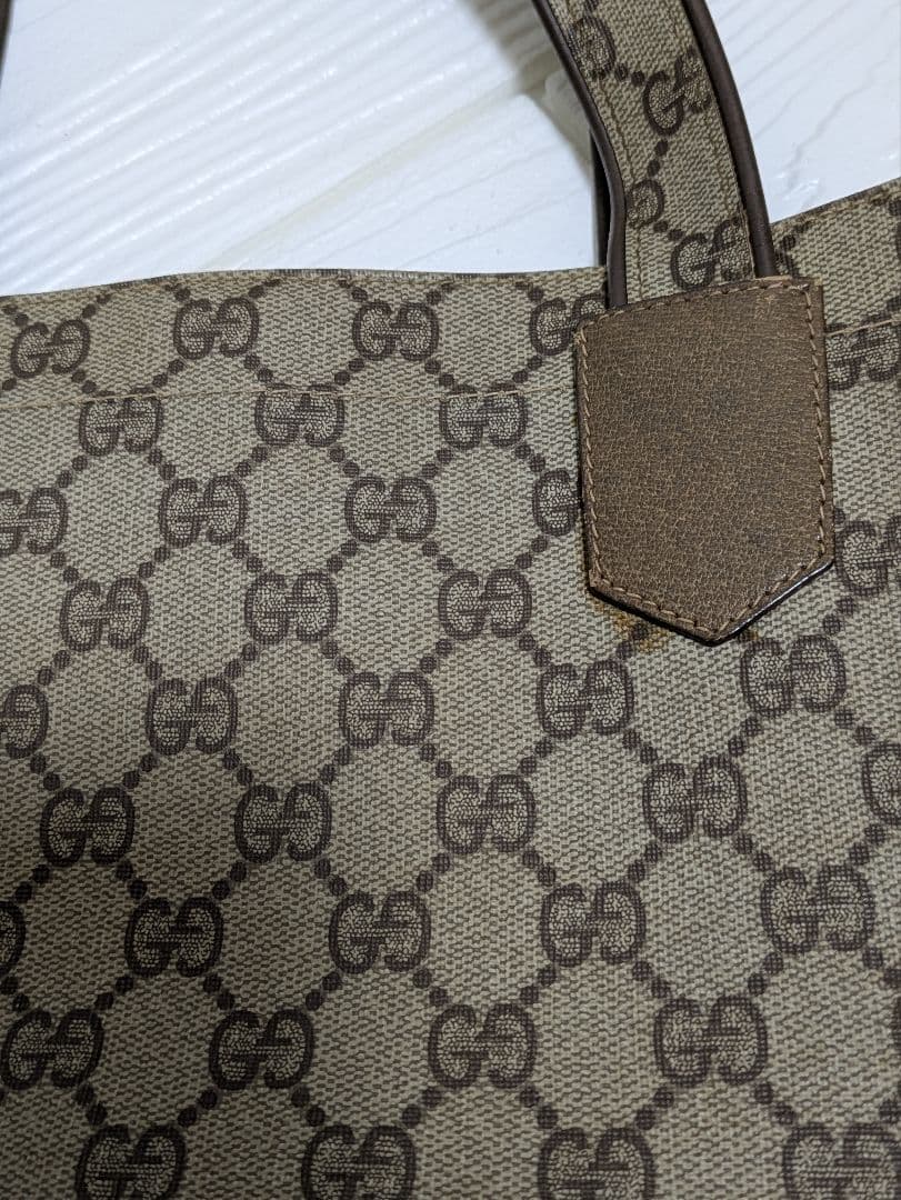 GG柄トートバッグ ブラウン系