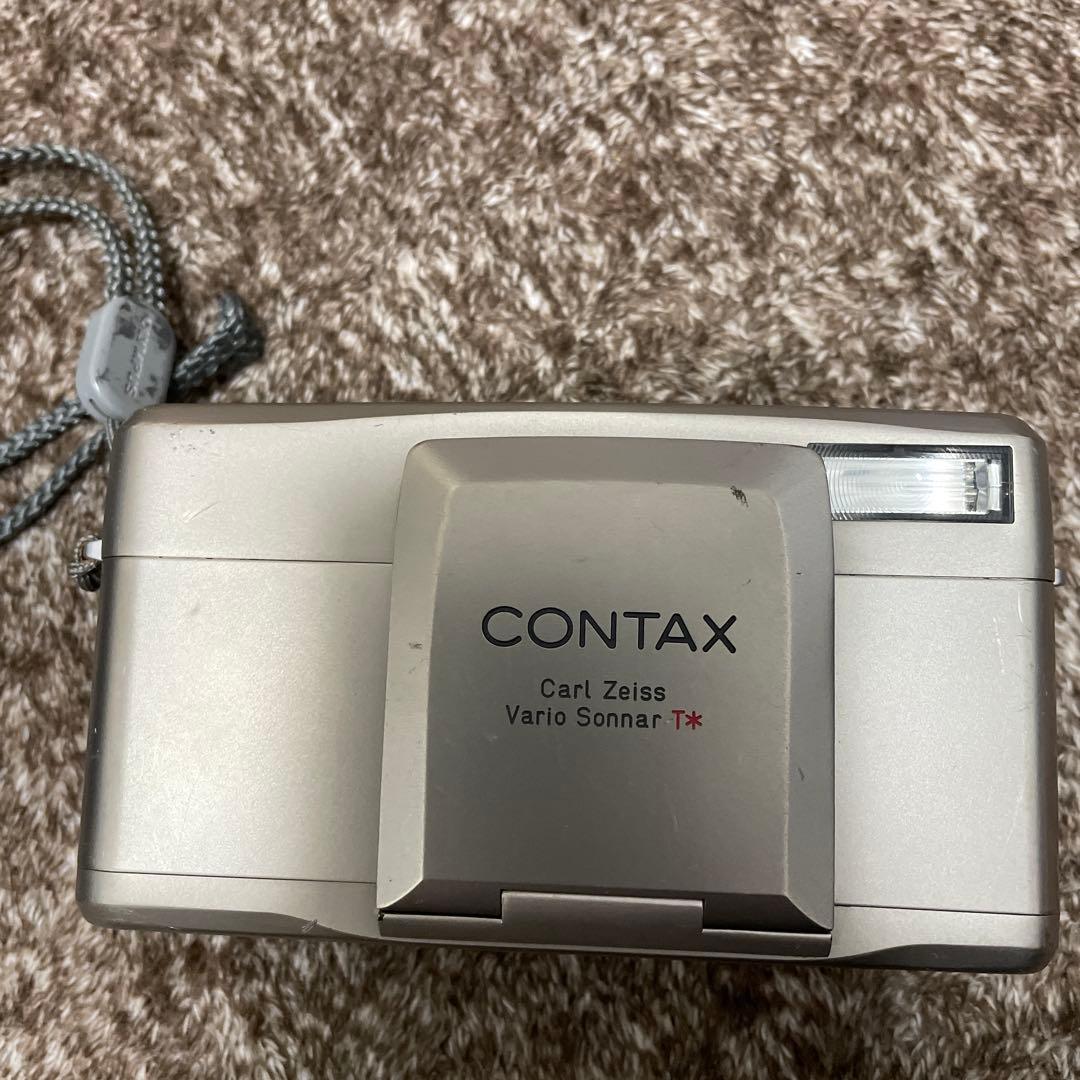 CONTAX T VS III シルバー　ゴム部分ベタつきあり