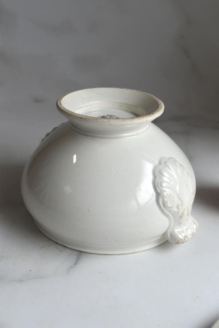 珍しい窯　フランス19世紀　美しいスーピエ（小）印有　フランスアンティーク