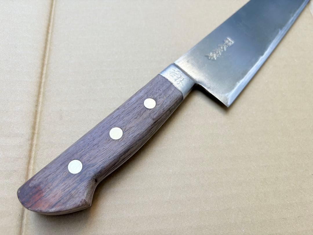 かね惣 牛刀 約320mm 日本鋼 尺一