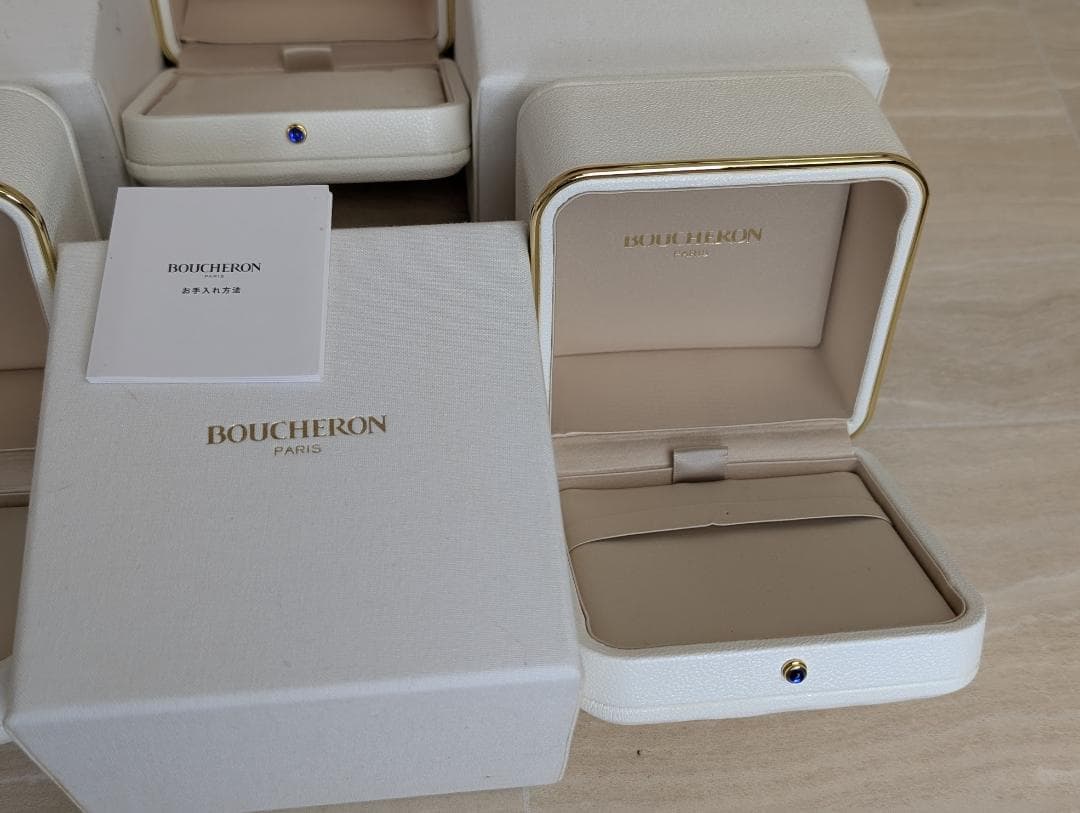 まとめ売り　Boucheron　ブシュロン　ネックレス　リング　空箱　ボックス