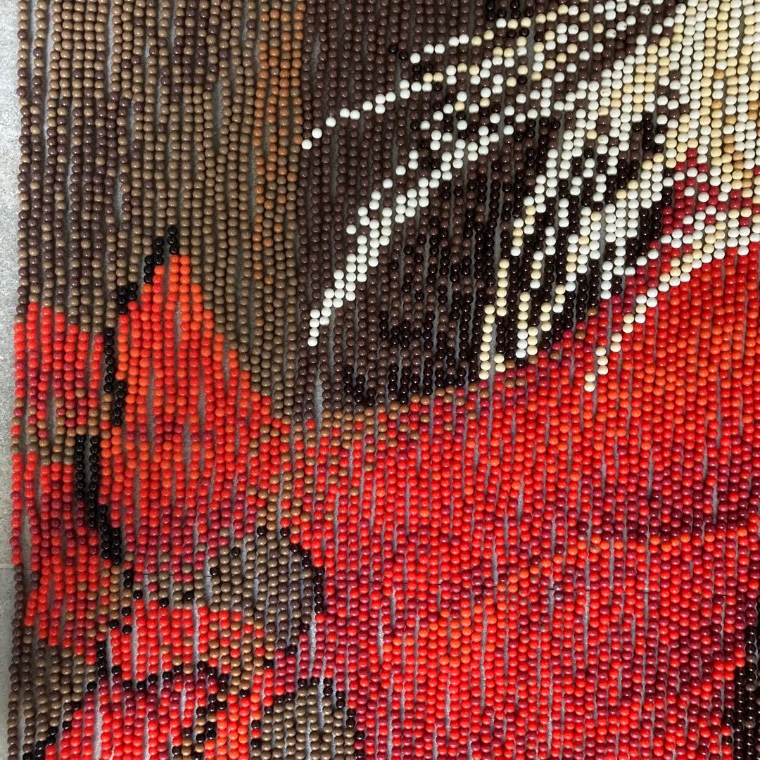 昭和レトロ ビーズのれん 85×150cm フラメンコダンサー ビーズカーテン