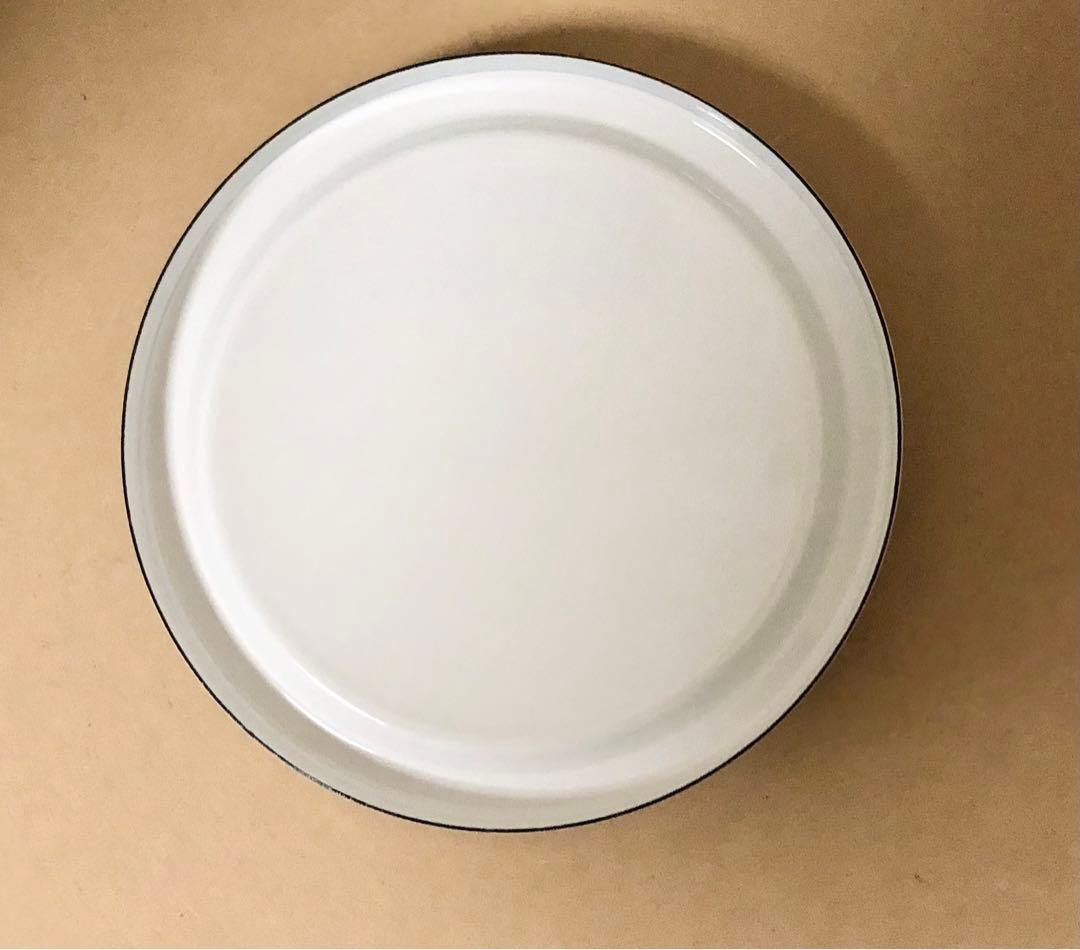 【未使用品】アラビア ARABIA ホーロー両手鍋 ／ホワイト HACKMAN