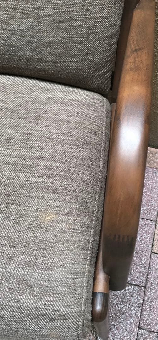 ニトリ Nコレクション C-27M 肘付き　ダイニングチェア　2