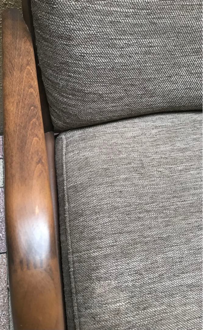 ニトリ Nコレクション C-27M 肘付き　ダイニングチェア　2